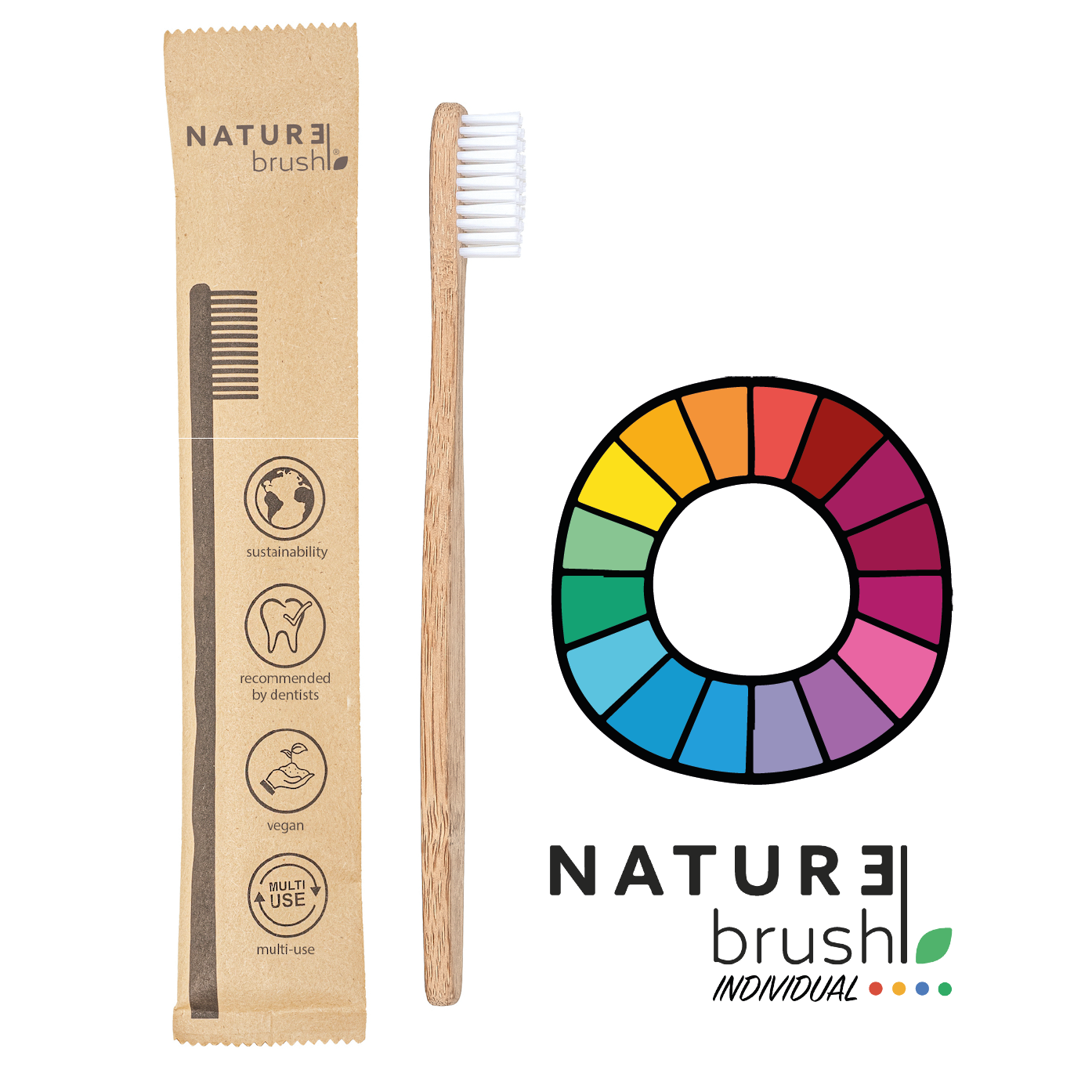 Bambus NATUREbrush® INDIVIDUAL Zahnbürste